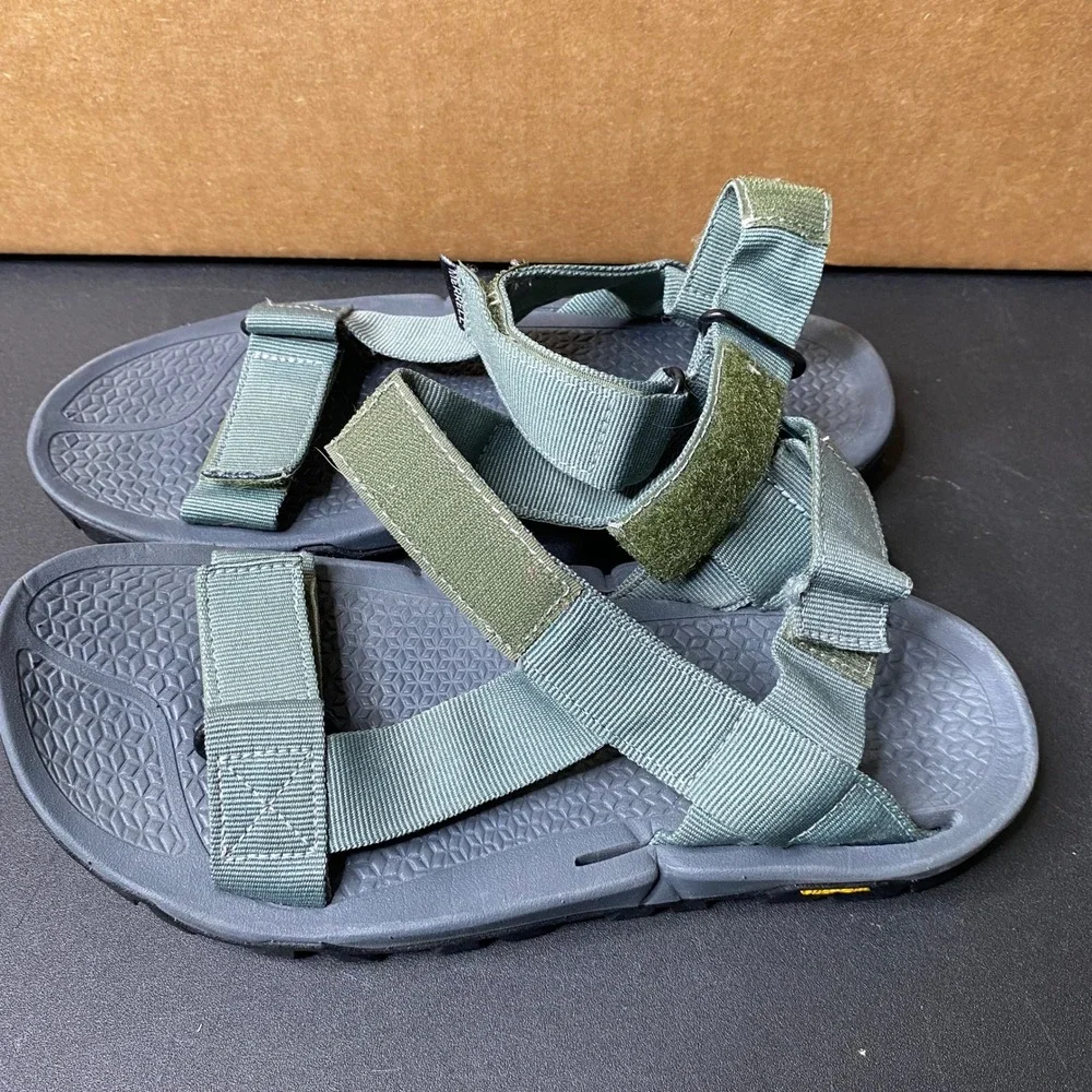 Merrell Bravada Cord Wrap Sandals Womens Green Hiking Vibram MegaGrip Size 7